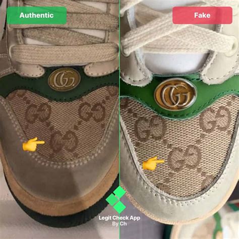 difference between original gucci shoes and fake|are gucci shoes real.